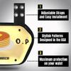 O Shield Football Back Plate, Adjustable Protective Backplate Football, High Impact Resistant Sports Equipment Accessories, Golden Chrome I.H.O.P. - Youth view 2