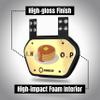 O Shield Football Back Plate, Adjustable Protective Backplate Football, High Impact Resistant Sports Equipment Accessories, Golden Chrome I.H.O.P. - Youth view 3