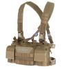 ONETIGRIS Vulture Chest Rig, MOLLE Chest Rigs Tactical for Outdoor, Brown view 1