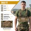 ONETIGRIS Vulture Chest Rig, MOLLE Chest Rigs Tactical for Outdoor, Brown view 2