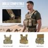 ONETIGRIS Vulture Chest Rig, MOLLE Chest Rigs Tactical for Outdoor, Brown view 3