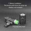NOBUHIRO M300C 300 Lumens Tactical Flashlight, with Replaceable Mounting Rotating Base, Suitable for 20mm Picatinny & Mlok/Keymod Rail, Include with Remote Pressure & Push Button Switch (M300C) view 3
