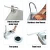 Anbt Portable Camping Sink Travel Hygiene Station with Towel Holder & Soap Dispenser Hand Wash Basin Stand with Rolling Wheels Hands-Free Design Indoor Outdoor 4.5Gal Water Capacity view 4