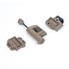 NOBUHIRO Tactical Helmet Light with 2 Helmet Lamp Mounts for Fast/MICH Helmets MOLLE Belt, Four-in-One Bendable Survival Signal Lights Illumination Tool for Outdoor Hunting Fishing (Tan) view 1
