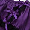 YiZYiF Men's Feminine Panties Silky Satin Lingerie Sissy Knickers Panties Dark Purple XX-Large view 2