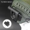 NOBUHIRO Tactical Helmet Light with 2 Helmet Lamp Mounts for Fast/MICH Helmets MOLLE Belt, Four-in-One Bendable Survival Signal Lights Illumination Tool for Outdoor Hunting Fishing (Black) view 4