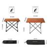 ROCK CLOUD Portable Camping Table Ultralight Aluminum Camp Table Folding Beach Table for Camping Hiking Backpacking Outdoor Picnic, Size M view 2