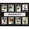 NHL 12"x15" Zach Parise Minnesota Wild 8 Card Plaque view 1