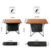 ROCK CLOUD Portable Camping Table Ultralight Aluminum Camp Table with Storage Bag Folding Beach Table for Camping Hiking Backpacking Outdoor Picnic, Size M view 2
