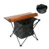 ROCK CLOUD Portable Camping Table Ultralight Aluminum Camp Table with Storage Bag Folding Beach Table for Camping Hiking Backpacking Outdoor Picnic, Size M view 3