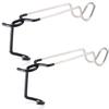 TOBWOLF 2PCS Outdoor Camping Lantern Hook Hangers, Stainless Steel lamp Hanger Stand, Portable Non-Slip Tent Lamp Hook Light Clamp Holder, Lantern Hangers for Outdoor Camping, Fishing, Hunting view 1