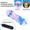 Skateboards for Girls Beginners Kids Teens Adults Women,31''x8'',7-Layer Maple,Double Kick Concave,Fascinating Cool,Solid&Durable Gift (Pink) view 3
