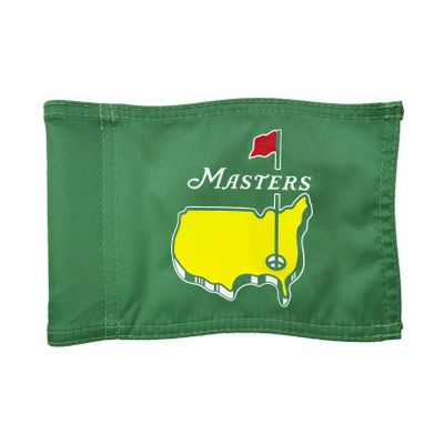 CoGolfing Major Golf Flag Mini, 8x6 Inch, Double-Sided Silk-Screened, Fade-Resistant 420D Nylon, Ideal for Backyard Practice Putting Green, Green, 1-Pack