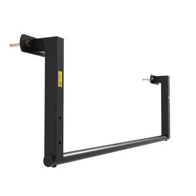 Pull Up Bars Heavy-Duty Horizontal Bar, Wall-Mounted Pull-up Bar, Home Indoor and Outdoor Sports Muscle Strength Training Equipment, Easy to Install (Color : Steel, Size : Straight Rod)