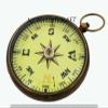 Antique Nautical Solid Brass Marco Polo Marine Pocket Compass Reenactment Replica view 1