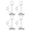 Canopy Stakes Tent Peg Puller Hook Fishbone Floor Nail Pile Rope Buckle Camping Tarp Shelter view 1