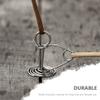 Canopy Stakes Tent Peg Puller Hook Fishbone Floor Nail Pile Rope Buckle Camping Tarp Shelter view 3