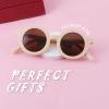FEISEDY Cute Round Sunglasses for Kids Girls Boys Babies UV400 Protection Pecfect for Outdoor Activities or Gifts B2788 view 2