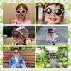FEISEDY Cute Round Sunglasses for Kids Girls Boys Babies UV400 Protection Pecfect for Outdoor Activities or Gifts B2788 view 4