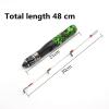 48cm 58cm 68cm Ultralight Ice Fishing Rod 56g Ice Fishing Rod Winter Fishing Throwing Rod Outdoor Sports Fishing Tackle Ice Fishing Rod Boat Fishing Rod ZYHYD (Size : 48cm) view 3