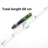 48cm 58cm 68cm Ultralight Ice Fishing Rod 56g Ice Fishing Rod Winter Fishing Throwing Rod Outdoor Sports Fishing Tackle Ice Fishing Rod Boat Fishing Rod ZYHYD (Size : 68cm) view 3