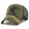 '47 York Yankees MLB Branson Cap B-CBRAN17GWP-CMJ, Mens, czapki z daszkiem, Camo,, Green view 1