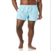 Amazon Essentials Men's Swim Trunks with Mesh Lining, Pockets, Drawstring Closure, Light Blue, Medium view 1