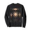 Dark Academia Aesthetic Tarot Card Sun Moon Phase Snakes Sweatshirt view 1