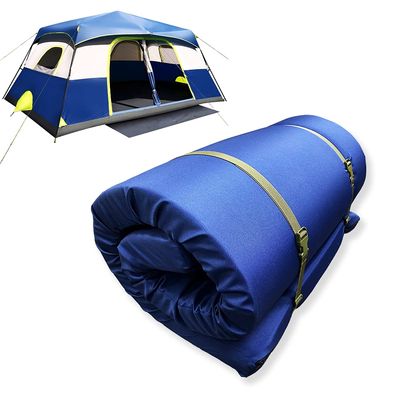 Foamma 7" x 24" x 72" High Density Roll-Up Camping Mattress with Water Resistant zipper cover, Foldable and Portable for Camping, RV Bunk, Tent, Guest Bed, Outdoor and Dorm, CertiPUR-US Certified Foam