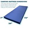 Foamma 7" x 24" x 72" High Density Roll-Up Camping Mattress with Water Resistant zipper cover, Foldable and Portable for Camping, RV Bunk, Tent, Guest Bed, Outdoor and Dorm, CertiPUR-US Certified Foam view 2