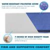 Foamma 7" x 24" x 72" High Density Roll-Up Camping Mattress with Water Resistant zipper cover, Foldable and Portable for Camping, RV Bunk, Tent, Guest Bed, Outdoor and Dorm, CertiPUR-US Certified Foam view 3