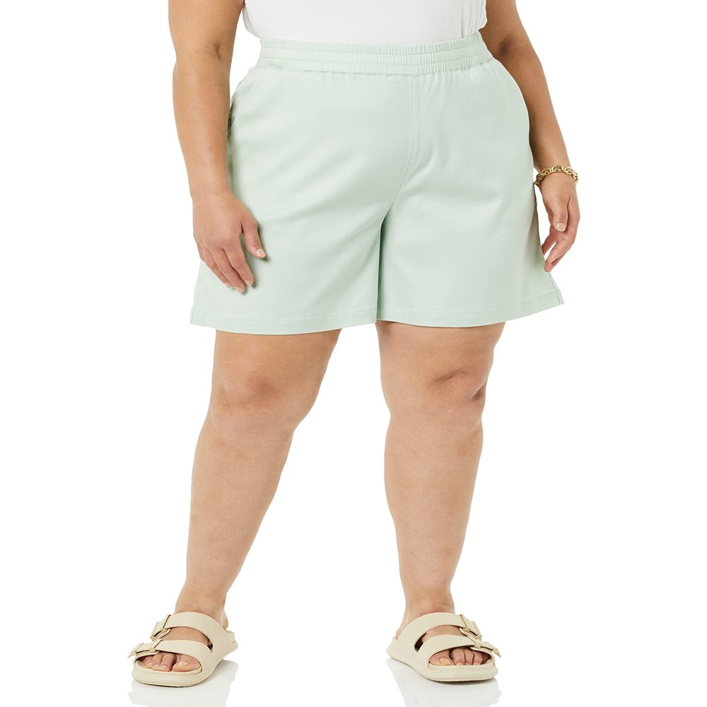 Daily Ritual Women's Soft Dressing Short, Light Sage Green, X-Small