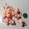 1 Dozen - 1/0 Realistic Rubber Cluster Eggs Light Peach - Salmon and Steelhead view 1