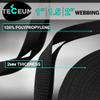 TECEUM 2 Inch Webbing  Black  50 Yards  2 Heavy-Duty Wide Webbing for Outdoors Indoors Crafting DIY view 2