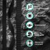 TECEUM 2 Inch Webbing  Black  50 Yards  2 Heavy-Duty Wide Webbing for Outdoors Indoors Crafting DIY view 3