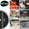 TECEUM 2 Inch Webbing  Black  50 Yards  2 Heavy-Duty Wide Webbing for Outdoors Indoors Crafting DIY view 4