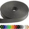 TECEUM 2 Inch Webbing  Charcoal  50 Yards  2 Heavy-Duty Wide Webbing for Outdoors Indoors Crafting DIY view 1
