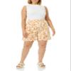 Daily Ritual Women's Soft Dressing Short, Terracotta White Brushstroke, X-Large view 3