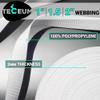 TECEUM 2 Inch Webbing  White  50 Yards  2 Heavy-Duty Wide Webbing for Outdoors Indoors Crafting DIY view 2