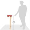 Stansport Camp Axe with Carbon Steel Head - Long Handle view 3