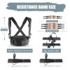 Boxing Resistance Bands Set, YNXing Power Punch Pro for Muay Thai Karate Bounce Combat MMA Fitness Basketball Volleyball Football Training Vertical Jump Squat view 2