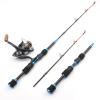 65cm 70g Winter Ice Fishing Rod 2 Sections Carbon Super Hard Rotating Rod Travel Ice Fishing Rod Reel Combination Big Fish Carp Rod, Stick Roll Combo, Pesca ZYHYD (Color : Fishing Rod and Reel) view 1