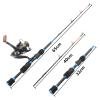 65cm 70g Winter Ice Fishing Rod 2 Sections Carbon Super Hard Rotating Rod Travel Ice Fishing Rod Reel Combination Big Fish Carp Rod, Stick Roll Combo, Pesca ZYHYD (Color : Fishing Rod and Reel) view 3