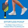 QOGIR Pickleball Ball Retriever: Easy Pickleball Ball Accessory to Pick Up Pickleball Balls Without Bending Over, Attaches to Pickleball Paddle Bottom, Fits Any Pickleball Paddles, Black view 2