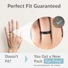 ThunderFit Women Breathable Silicone Bridal Rings Sets For Her, Wedding Bands - 4mm Wide, 1.5mm Thick - 1-12 Variety Multipack view 2