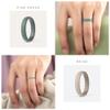 ThunderFit Women Breathable Silicone Bridal Rings Sets For Her, Wedding Bands - 4mm Wide, 1.5mm Thick - 1-12 Variety Multipack view 4