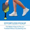 QOGIR Pickleball Ball Retriever: Easy Pickleball Ball Accessory to Pick Up Pickleball Balls Without Bending Over, Attaches to Paddle Bottom, Fits Any Paddles view 2