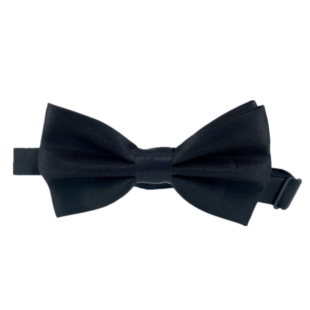 Hovico Classic Pre-Tied Bow Tie,Elegant Adjustable Pre-tied bow ties fit Formal Solid Tuxedo for Adults & Children