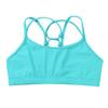 Manyakai Kids Girls Basic Sports Bra Criss Cross Back Workout Cami Crop Top Gymnastics Dance Performing Top Mint Green 4 Years view 3