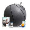 ENOVI Lite Yoga Ball Chair, Exercise Ball with Slipcover for Office and Home, Birthing and Pregnancy, 65cm, FG view 1